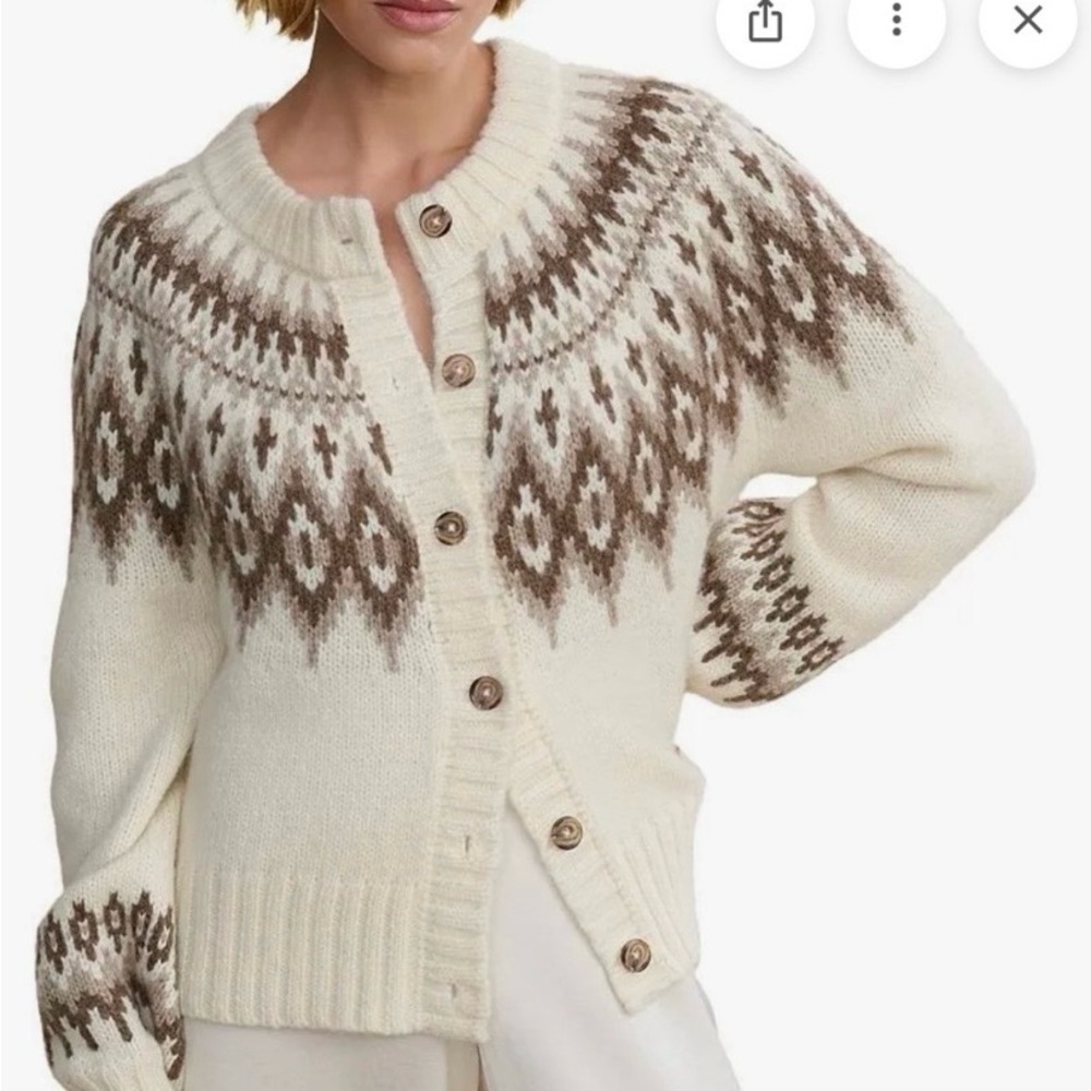 Jenni Kayne Thatcher crew neck cardigan